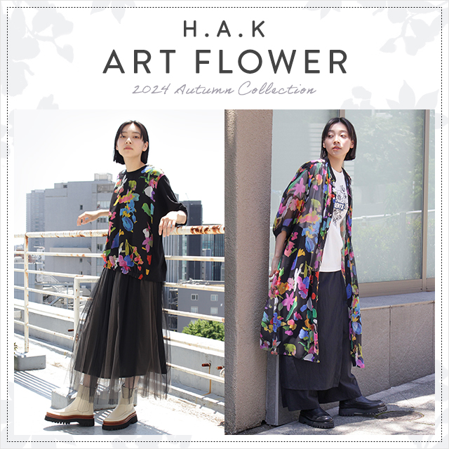 H.A.K 2024 Autumn Collection ART FLOWER