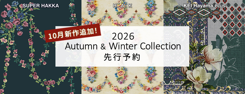 2026 Autumn & Winter Collection 先行予約 10月新作追加！
