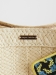 「glanta」ブロックフラワー刺繍スクエアペーパーかごバッグ(パスケース付き)（バッグ・財布・小物入れ/カゴバッグ）のサムネイル画像