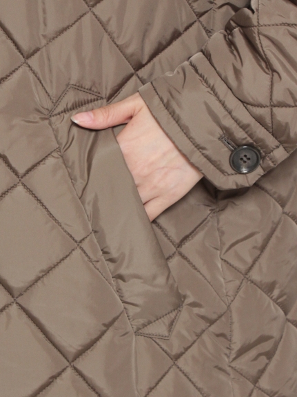 ナイロンタフタキルティング中綿コート シンサレート使用（アウター/ブルゾン）の詳細画像