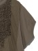ウェーブドットプリント+天竺フリル半袖カットソー（トップス/カットソー）のサムネイル画像