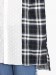 レーヨンナイロンソフトローンドットレース×シャーリングチェックロングシャツ（トップス/シャツ）のサムネイル画像