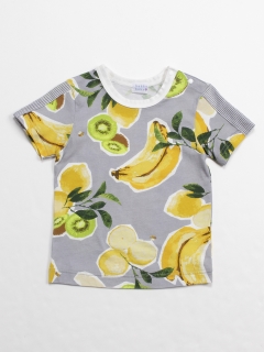 ハッカベビー(hakka baby)の[ベビー]フルーツミックスプリント半袖Tシャツ トップス(ベビー)