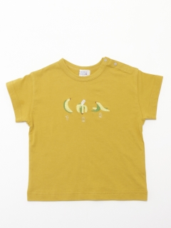 ハッカベビー(hakka baby)の[ベビー]バナナサガラ刺しゅうTシャツ トップス(ベビー)