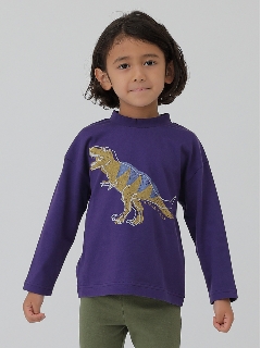 ハッカキッズ(hakka kids)の恐竜プリントTシャツ Ｔシャツ