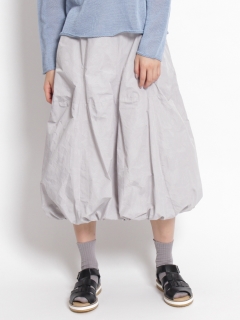ケイハヤマプリュス(KEI Hayama PLUS)のメモリークロスリーフジャカードバルーンスカート 膝丈スカート