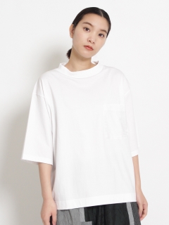 ケイハヤマプリュス(KEI Hayama PLUS)のVert スーピマ天竺ポケットTシャツ バイオ加工 Ｔシャツ