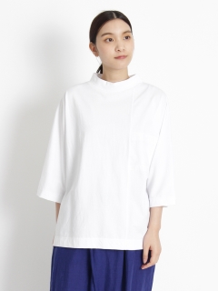 ケイハヤマプリュス(KEI Hayama PLUS)のVert バイオ加工スーピマ天竺ポケットTシャツ Ｔシャツ