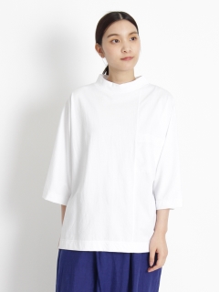 ケイハヤマプリュス(KEI Hayama PLUS)のVert バイオ加工スーピマ天竺ポケットTシャツ Ｔシャツ