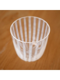マディ(Madu)の大正オパール タンブラー 十草(木箱入り) ガラス食器・グラス