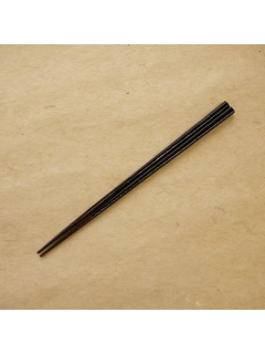 マディ(Madu)の鉄木角箸 黒 箸・箸置