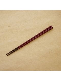 マディ(Madu)の鉄木角箸 朱 箸・箸置
