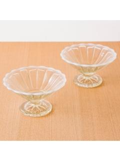 マディ(Madu)の大正浪漫ペアサンデー ガラス食器・グラス