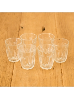 マディ(Madu)のプロヴァンスタンブラーＬ 6個セット ガラス食器・グラス