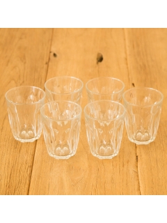 マディ(Madu)のプロヴァンスタンブラーＬＬ 6個セット ガラス食器・グラス