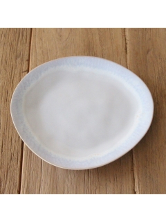 マディ(Madu)のコスタ・ノバ　ブリサ　オーバルディナープレート　ホワイト プレート・皿