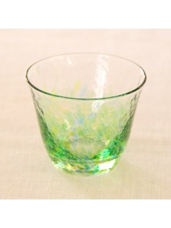マディ(Madu)の森の彩　杯　緑 ガラス食器・グラス