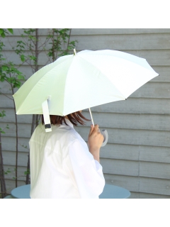 マディ(Madu)の【オンライン限定】　「-0＆」ショートスライド晴雨兼用日傘　アイボリー 傘