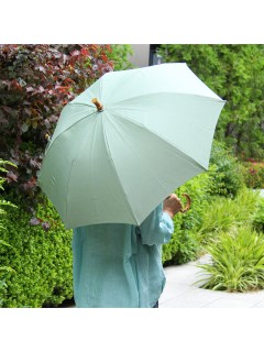 マディ(Madu)のリネン　長日傘　ライトグリーン 傘