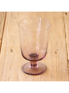 マディ(Madu)のVINO（ヴィーノ）　ステムグラス　ピンク ガラス食器・グラス