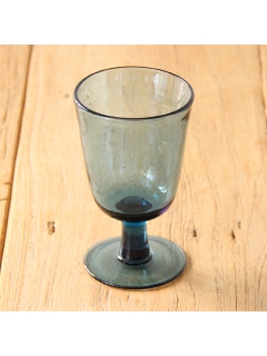 マディ(Madu)のワイングラス ブルー ガラス食器・グラス