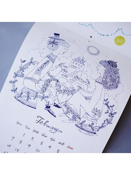 はなてる カレンダー2022（【Madu】インテリア雑貨/ステーショナリー）の詳細画像