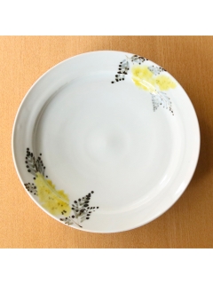 マディ(Madu)の色絵ミモザ　7寸皿 プレート・皿