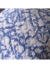 キルトクッションカバー　45×45　オリエンタルフラワー＆小花　ブルー（【Madu】ファブリック/クッションカバー・スリッパ）のサムネイル画像
