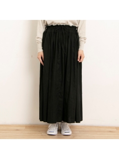 マディ(Madu)の綿麻ビエラワッシャー　ギャザースカート スカート