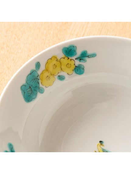 色絵　葵に鳥　5寸反り鉢/横井佳乃（【Madu】食器/ボウル・鉢）の詳細画像