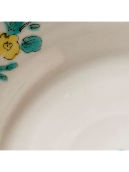 色絵　葵に鳥　6寸深皿/横井佳乃（【Madu】食器/プレート・皿）の詳細画像