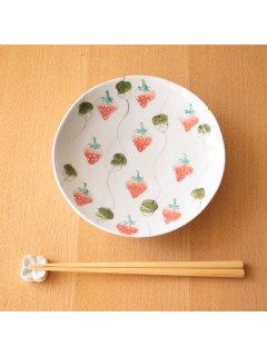 マディ(Madu)の苺絵　ケーキプレート プレート・皿