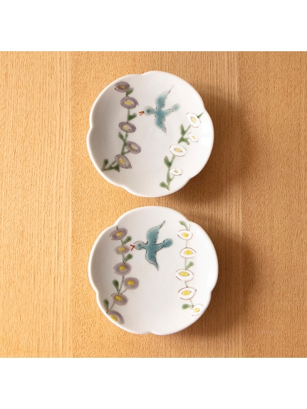 ヒメジョオンの花輪　2.5寸花型皿/宮腰　綾（【Madu】食器/プレート・皿）の詳細画像