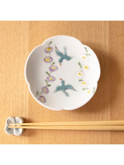 マディ(Madu)のヒメジョオンの花輪　3.5寸花型皿/宮腰　綾 プレート・皿