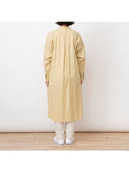 綿麻クロス　ロングシャツ（【Madu】ウェア＆グッズ/トップス）の詳細画像