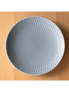 マディ(Madu)のさざなみ　16皿　ブルーグレー プレート・皿