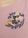 [大きいサイズ]［１５号　１９号］フラワーブローチ刺繍Aラインカットソー（トップス/カットソー）のサムネイル画像