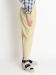 ［大きいサイズ］［１５号　１９号］ツインフラワー刺繍セルロース麻ナイロンストレッチテーパードパンツ（パンツ/タックパンツ）のサムネイル画像
