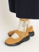 ワンポイントフラワー刺繍スウェードサンダルスニーカー（シューズ(靴)/サンダル）のサムネイル画像
