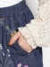 ライトオンスデニム ステッチ野花刺繍コクーンシルエットパンツ（パンツ/デニムパンツ・ジーンズ）のサムネイル画像