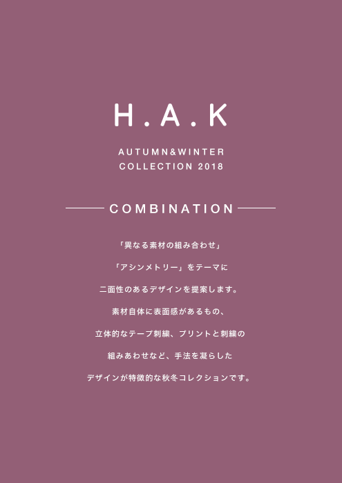 H.A.K SPRING & SUMMER COLLECTION 2018