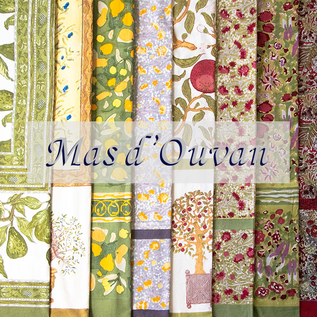 Mas d'Ouvan　テーブルクロス　サマー　シェル Mas d'Ouvan｜HAKKA公式オンラインショップ