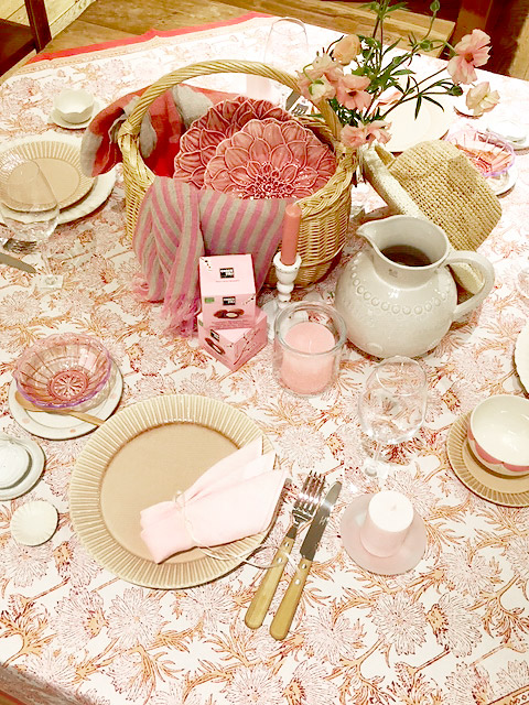 table:Pink×White